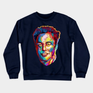 Elon Musk Color Art by Mailson Cello 2021 Crewneck Sweatshirt